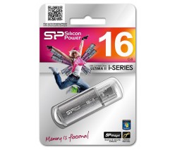 ФЛЭШ-КАРТА SILICON POWER 16GB ULTIMA II SILVER USB 2.0