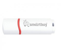 ФЛЭШ-КАРТА SMART BUY 8GB CROWN WHITE С КОЛПАЧКОМ USB 2.0