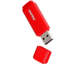 ФЛЭШ-КАРТА SMART BUY  32GB DOCK КРАСНАЯ С КОЛПАЧКОМ USB 2.0