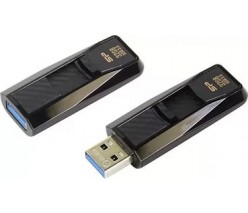 ФЛЭШ-КАРТА SILICON POWER  32GB B50 USB 3.0 ЧЕРНЫЙ КАРБОН