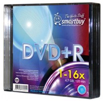 SMART BUY DVD+R 16X SLIM BOX/5  (200)