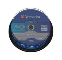 VERBATIM BD-R BLUE RAY 50GB 6X 10шт в пластиковой ...