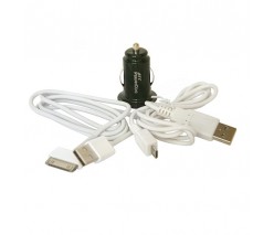 З.У. ATC EB-705A АВТОМОБИЛЬНОЕ для Apple 30pin + кабель USB