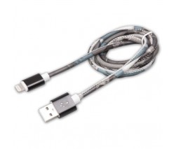 RITMIX КАБЕЛЬ RCC-422 КОРИЧНЕВЫЙ USB-iPhone5/6/7 НЕЙЛОН 1.0м