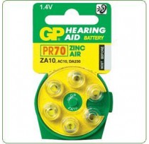 GP ZA-10 для слуховых аппаратов/6шт в коробочке