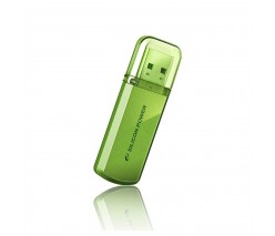 ФЛЭШ-КАРТА SILICON POWER 16GB 101 GREEN HELIOS USB 2.0