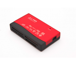 КАРТ-РИДЕР L-PRO 1151 ВСЕ В 1 КРАСНЫЙ USB 2.0 HIGH-SPEED