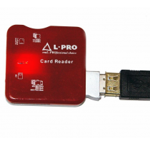 КАРТ-РИДЕР L-PRO 1140 ВСЕ В 1 КРАСНЫЙ USB 2.0 HIGH...
