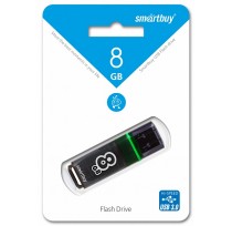 ФЛЭШ-КАРТА SMART BUY 8GB GLOSSY USB 3.0 СЕРАЯ ГЛЯН...
