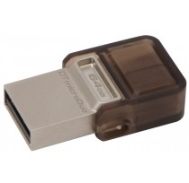 ФЛЭШ-КАРТА KINGSTON  64GB DT MICRODUO USB + micro ...