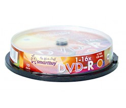 SMART BUY DVD+R 16X BRAND 10шт в пластиковой банке (200)