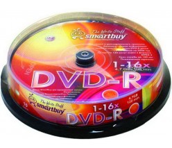 SMART BUY DVD-R 16X BRAND 10шт в пластиковой банке (200)