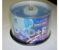 SMART BUY DVD+R 16X BRAND 50шт в пластиковой банке (250)