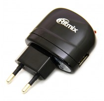 З.У. RITMIX RM-003 ДЛЯ USB УСТРОЙСТВ 220V=USB 2000mAh