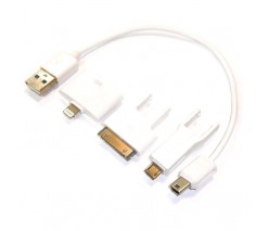 GEMBIRD USB-АДАПТЕР A-USBTO14B miniUSB/microUSB/iPhone4/5