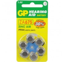 GP ZA-675 для слуховых аппаратов/6шт в коробочке